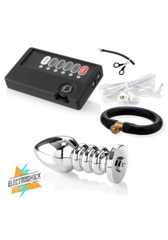 Automatic Ejaculation Set - Big Thunder Butt Plug